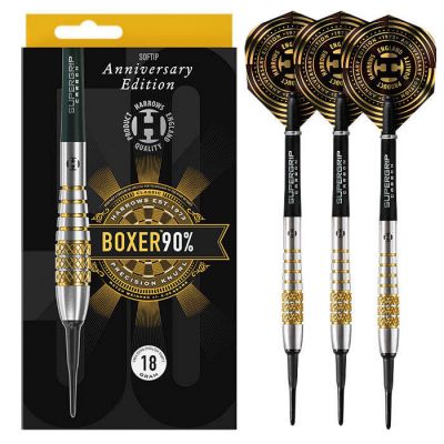 5. Darts Harrows BOXER BOMB 90% 50th ANNIVERSARY EDITION softip