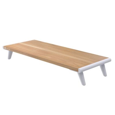 4. Techly ICA-MS 389 Monitor Holder/Stand Desk White, Wood