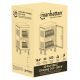6. Manhattan 102353 Mobile Device Cabinet, Mobile Device Management Cart, Grey