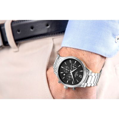 3. Giewont Chronograph Sapphire Silver Men's Watch GW6310-B2