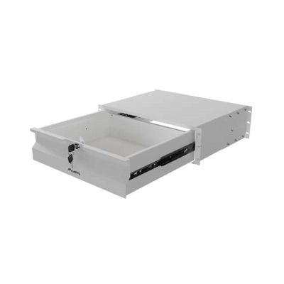 14. LANBERG DRAWER FOR CABINETS 19" 3U 360MM GRAY