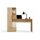2. COSMO OAK ARTISAN Desk + Shelf Set