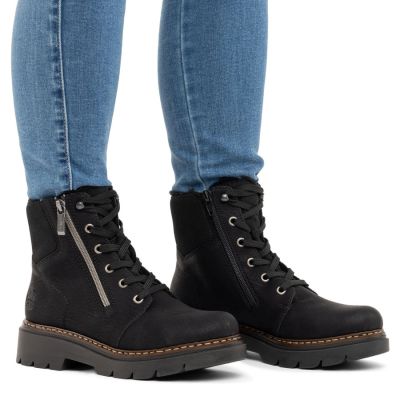 5. Comfortable Women’s Black Hiking Boots Rieker 76720-00
