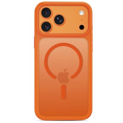 3. Tech-Protect Magmat Magsafe CC case for iPhone 18 Pro / 17 Pro - matte orange