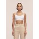 3. CASALL Women's Defined Rib Sport Top White