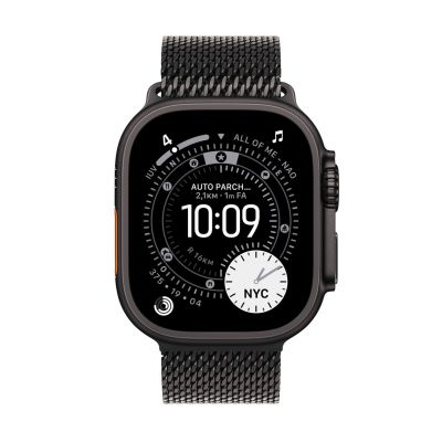 3. Apple Watch Ultra 3 OLED 49mm Digital 422 x 514 px Touchscreen 5G Black Wi-Fi GPS