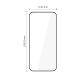2. Tech-Protect Glass Fit+ 2-Pack Tempered Glass for Xiaomi 17T Pro - Black