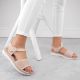 18. Sergio Leone W SK53N beige high-heeled and platform pumps