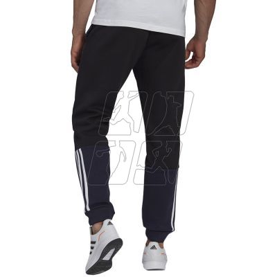 3. adidas Essentials Colorblock Fleece M HK2884 pants