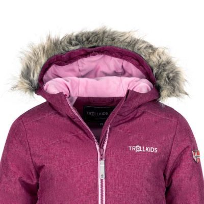 3. Trollkids Girls Lifjell Jacket Jr 133-229 Winter Jacket
