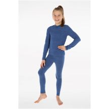 VIKING Flam Kids Set Merino blue underwear 116/128