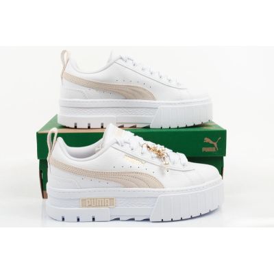 9. Puma Mayze Coquette Women's Sneakers White Platform Sports Shoes