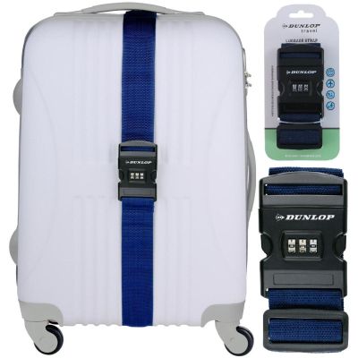 UNIVERSAL SUITCASE SECURITY STRAP WITH CODE DUNLOP 200x5CM