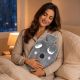 5. RUBBER HOT WATER BOTTLE 1.75L IN ANIMAL COVER - ANTHRACITE