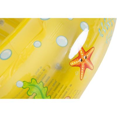 36. INFLATABLE BOAT FOR SWIMMING 112x70CM 37593 YELLOW