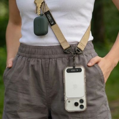 10. Tech-Protect C9S Rope Crossbody Phone Lanyard - Beige