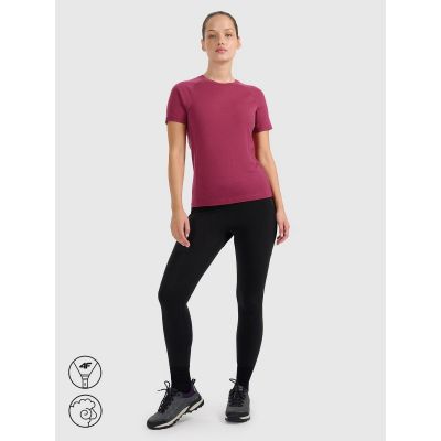 8. Women's Merino Wool Trekking T-shirt 4F 4FWAW25TFTSF1527-53S