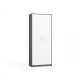 12. CLOSED SHELVING OLIV 2D ANTHRACITE/WHITE SET