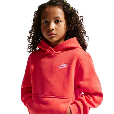 3. Nike Sportswear Club Fleece Kids' Sweatshirt Orange FD3000 842