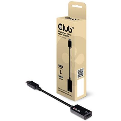6. CLUB3D DisplayPort 1.4 to HDMI 2.0b HDR Active Adapter
