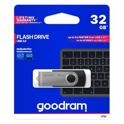 5. GoodRam Twister UTS3-0320K0R11 (32GB; USB 3.0; black)