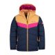 Trollkids Girls Gryllefjord Jacket insulated winter jacket with hood, navy blue (461-165)