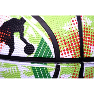 17. ENERO SOLID BASKETBALL SIZE 7 GREEN AND WHITE