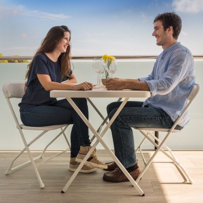 11. ARUBA BALCONY SET - TABLE + 2 CHAIRS