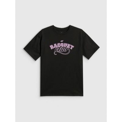 5. Oversized T-shirt with print for girls 4F 4FJRAW26TTSHF4242-20S