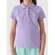 5. Girls' regular polo shirt 4F Junior