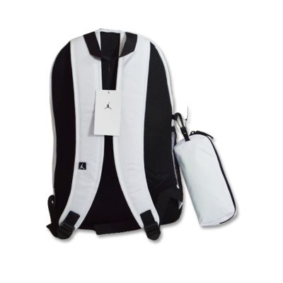 7. Air Jordan School Backpack White + Pencil Case - 9B0503-001
