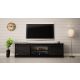 4. TV cabinet GRANERO 200x56.7x35 black/black combination