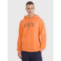 Men's sweatshirt with hood, open, 4F 4FRSS25TSWSM2201-70S