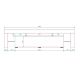 2. TORO 158 TV cabinet, gray/gray gloss