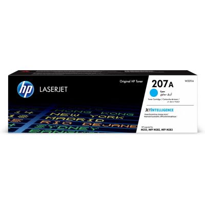 4. HP Toner Cyan HP 207A, HP207A=W2211A, 1250 pages