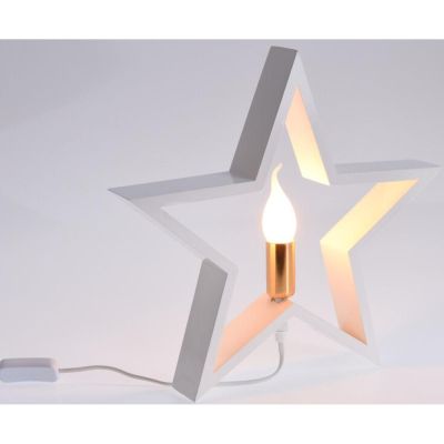 5. DECORATIVE STAR WITH LED ILLUMINATION 35CM WHITE