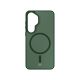 3. 3mk Smoke MagCase for Samsung Galaxy S24 - Green-Translucent