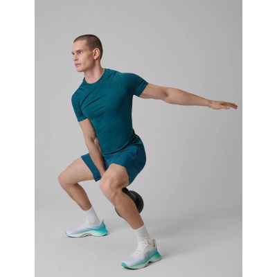4. Men's seamless slim training shirt 4F 4FRSS26TFTSM2442-30S