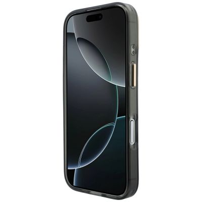 5. Guess IML Script Metal MagSafe Case for iPhone 17 - Black