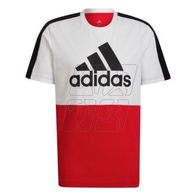 adidas Essentials Colorblock Single Jersey Tee M HE4330