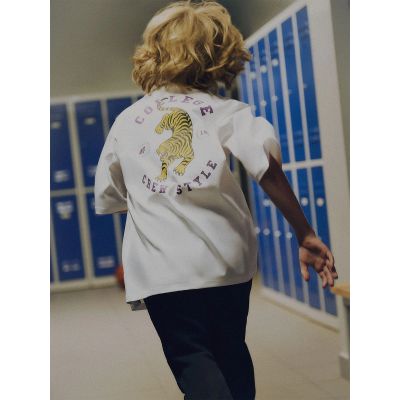 7. Boys' loose-fit printed T-shirt 4F 4FJRAW26TTSHM4527-10S
