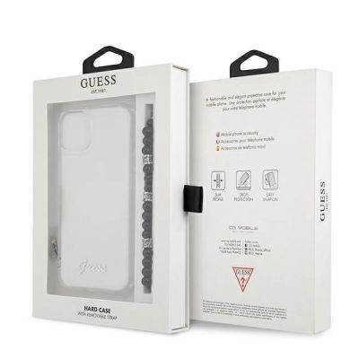 8. Guess GUHCP13SKPSBK iPhone 13 mini 5.4" Transparent hardcase Black Pearl