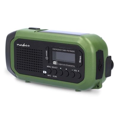 6. Nedis RDDBCR2000GN Portable Digital Radio Black, Green