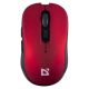 DEFENDER WIRELESS MOUSE GASSA MM-105 RF SILENT CLICK RED 52103