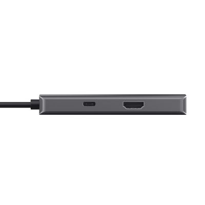 8. Trust DALYX 6-IN-1 USB-C Multi-Port Adapter Silver