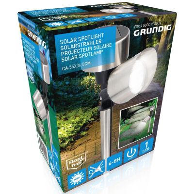 3. SOLAR LAMP 5.5X35.5CM GRUNDIG