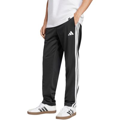 Men's adidas 3-Stripes Tricot Regular-Fit Open Hem Pants Black JI8802