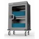 Manhattan 102353 Mobile Device Cabinet, Mobile Device Management Cart, Grey