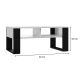 3. Coffee table MODERN 2P 90x58xH50 white/black