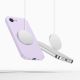 2. Tech-Protect Liquid Silicone MagSafe Case for iPhone 16e / 17e - Purple